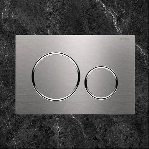 Кнопка зливу Sigma 20 (115.882.sn.1) сталевий мат, Geberit - Фото - 2