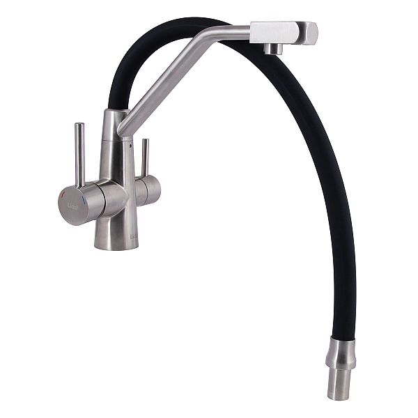 Смеситель для кухни Lidz Aria 020F3 с гибким изливом с подключением для питьевой воды (k35) LDARI020F3BNK37647 BNK - Фото - 4