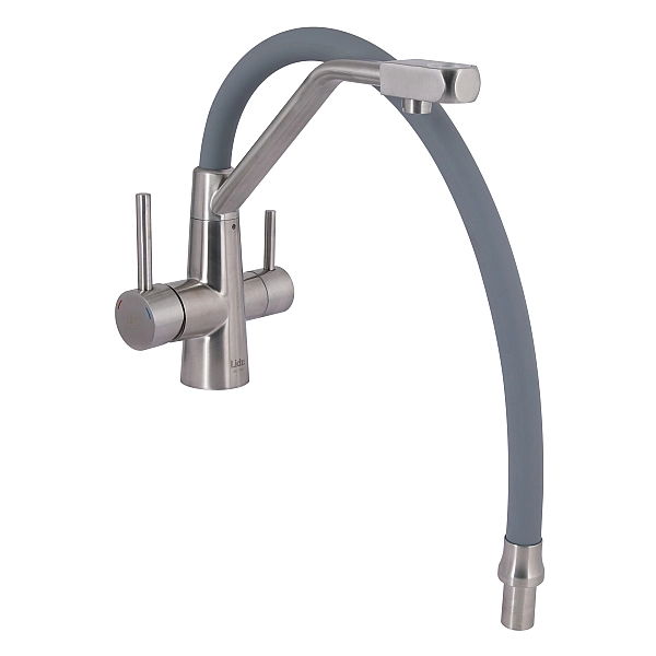 Смеситель для кухни Lidz Aria 020F3 с гибким изливом с подключением для питьевой воды (k35) LDARI020F3GNK39211 GNK - Фото - 4