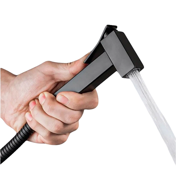 Набір для гігієнічного душу Lidz Kubis 111 Black LDKUB111BLA46108 прямокутний - Фото - 6