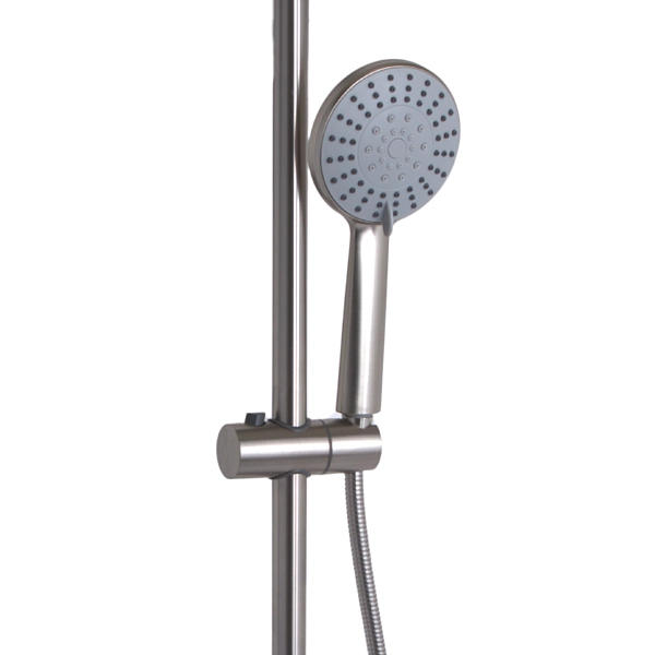 Душевая система для душа Lidz Aria 1020 на два потребителя (k35) LDARI1020NKS46114 Nickel - Фото - 4