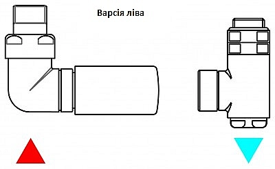 Набір вентилів трьохосьовий термостатичний лівий білий мат Integra All in One Terma - Фото - 2