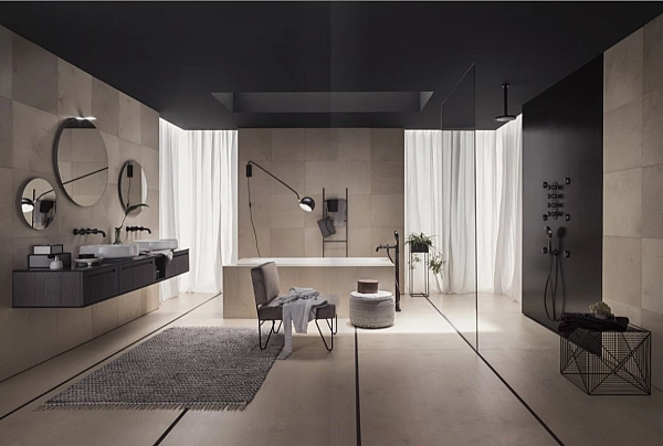 Верхній душ Velvet Black (AD139-10CBM), Nobili - Фото - 2