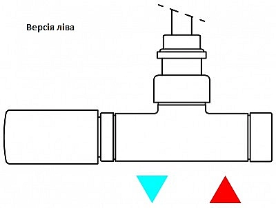 Набір вентилів інтегрований термостатичний лівий чорний мат Unico All in One Terma - Фото - 2