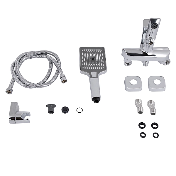 Смеситель для ванны Qtap Presto (c душевым гарнитуром) QTPRE259CRM45574 Chrome - Фото - 6