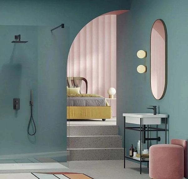 Змішувач для умивальника Seven Velvet Black (SE124118-2BM), Nobili - Фото - 2