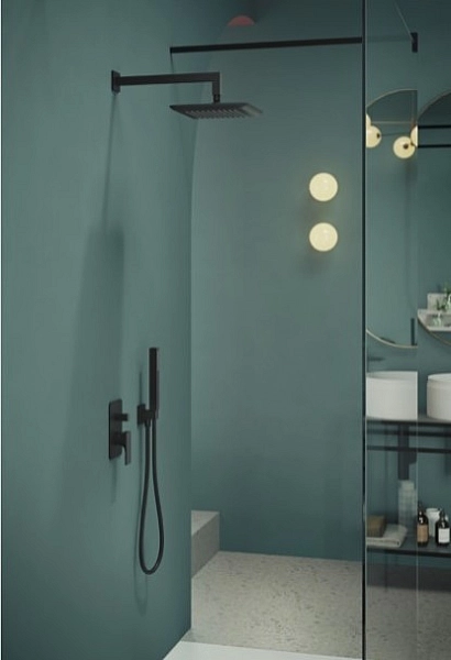 Душовий кронштейн Velvet Black (AD138-24BM), Nobili - Фото - 2