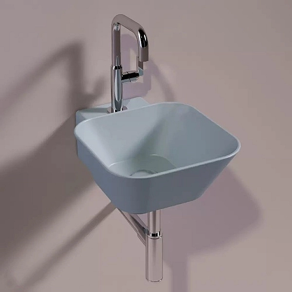 Умивальник WA 07 Wave (WA07TM) Tela matt, SIMAS - Фото - 2