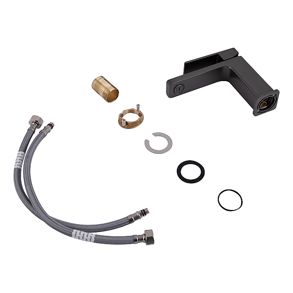 Смеситель для раковины Qtap Gemini QTGEM270GMB45676 Gunmetal Black PVD - Фото - 4