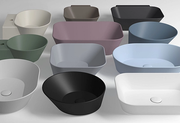 Умивальник WA 01 Wave (WA01TM) Tela matt, SIMAS - Фото - 2