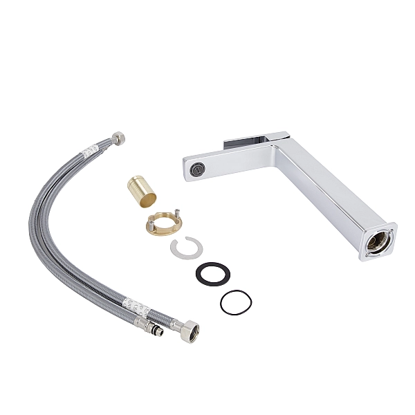 Смеситель для раковины Qtap Gemini высокий QTGEM269CRM45677 Chrome - Фото - 4