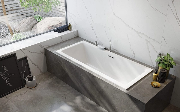 Ванна прямокутна TIANA 170x75 RADAWAY - Фото - 2