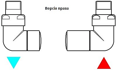 Набір вентилів трьохосьовий регулюючий правий білий мат Vision All in One Terma - Фото - 2