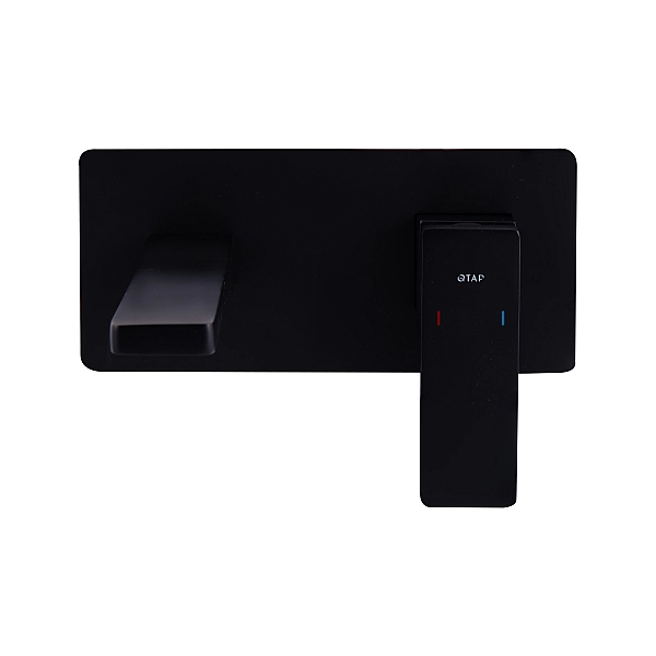 Смеситель для раковины Qtap Gemini скрытого монтажа QTGEM273BLM45694 Black Matt - Фото - 3