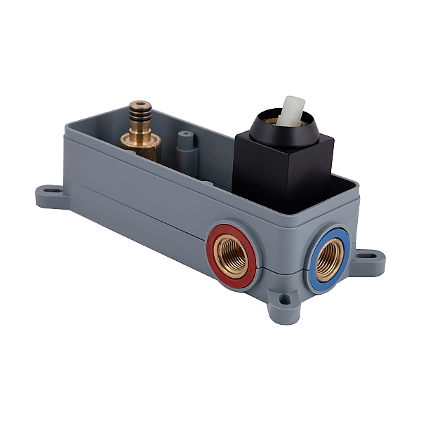 Смеситель для раковины Qtap Gemini скрытого монтажа QTGEM273BLM45694 Black Matt - Фото - 5