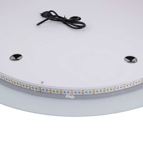 Дзеркало Qtap Taurus R800 з LED-підсвічуванням Touch, з антизапотіванням, з димером, рег. темп. кольору (3000-6500K) QT2478R807 - Фото - 8