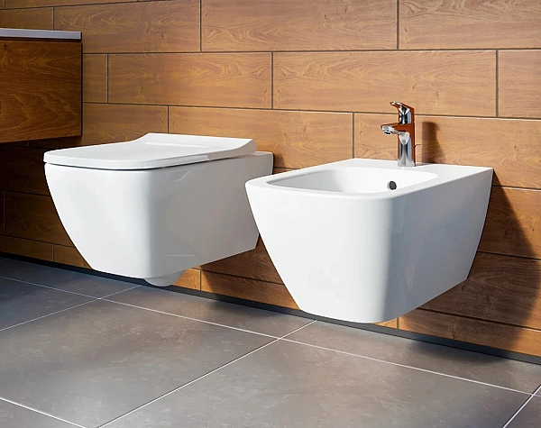 Унітаз підвісний з кришкою Smyle Square Rimfree 500.683.00.2 Geberit - Фото - 2