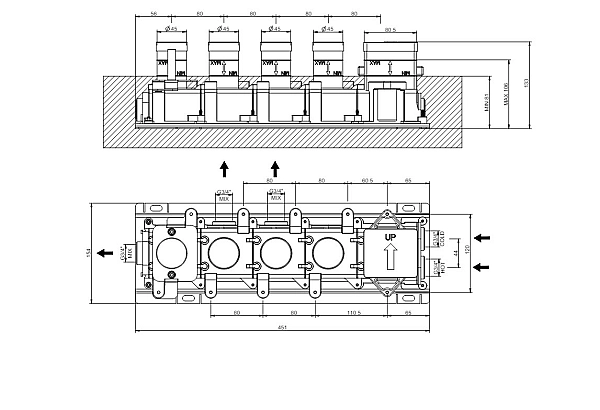Вбудована частина змішувача 63013031 Gessi - Фото - 2