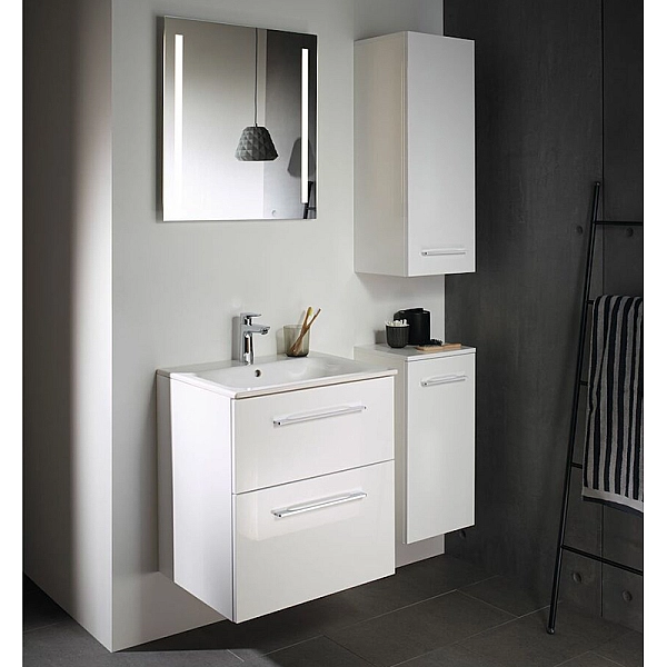 Шафка з умивальником 60 Selnova Square Slim rim 501.236.00.1 Geberit - Фото - 2