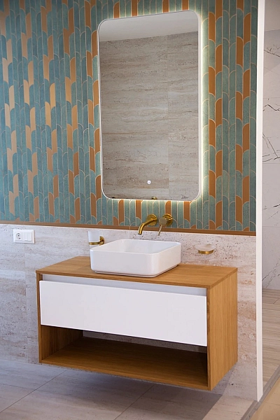 Шафка під умивальник Milan 900 Fancy Marble - Фото - 2