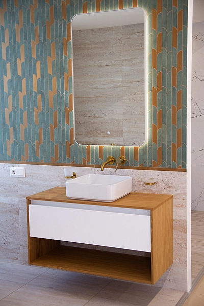 Шафка під умивальник Milan 1000 Fancy Marble - Фото - 2