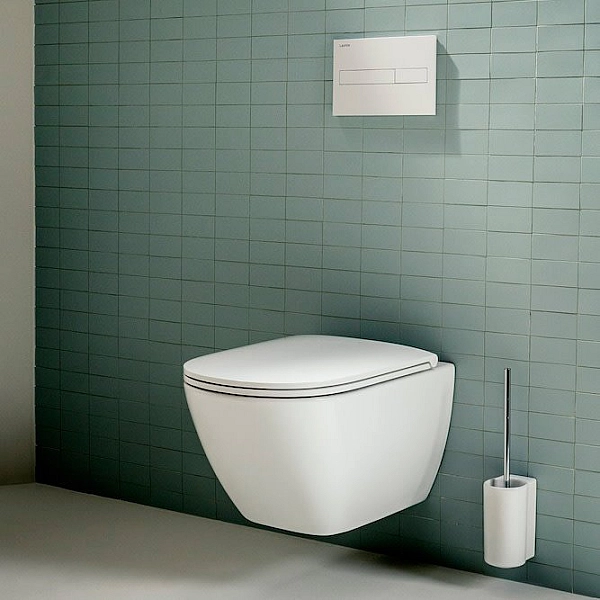 Унітаз підвісний LUA Rimless з кришкою soft-close H8660800000001 LAUFEN - Фото - 2