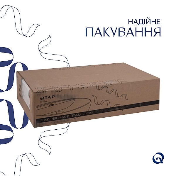 Раковина Qtap Scorpio 615х390х150 White QT1411K491WN - Фото - 5