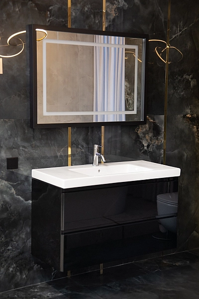 Шафка під умивальник Jassel чорна 1000 Air-Line - Фото - 2