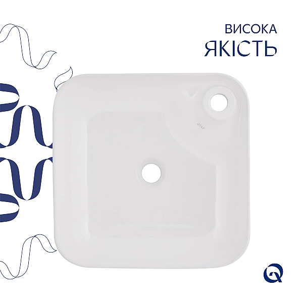 Раковина-чаша Qtap Stork 430x430x125 White QT15116137W - Фото - 4