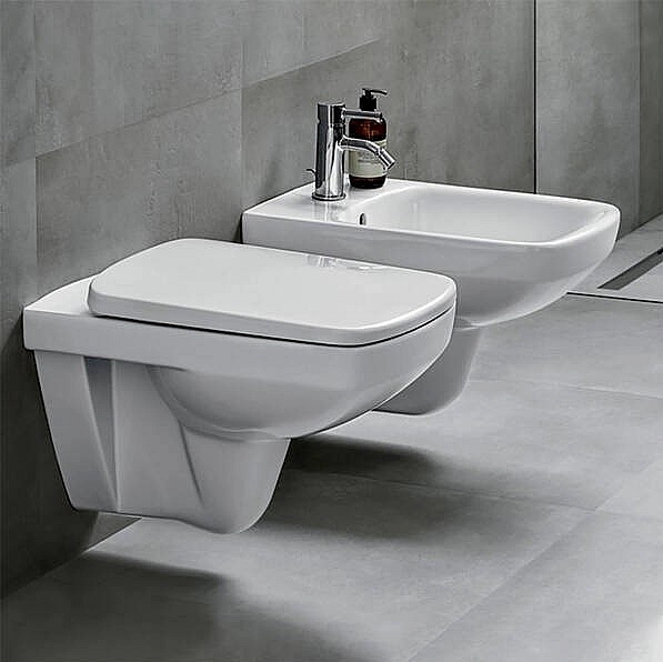 Унітаз підвісний воронкоподібний з кришкою soft-close Selnova Square 501.961.00.1 Geberit - Фото - 2