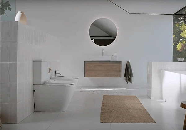 Компакт Ona Rimless з кришкою soft-close Roca - Фото - 2