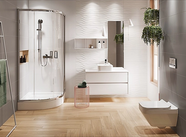 Душова кабіна напівкругла Arteco 90х90х190 Cersanit - Фото - 2