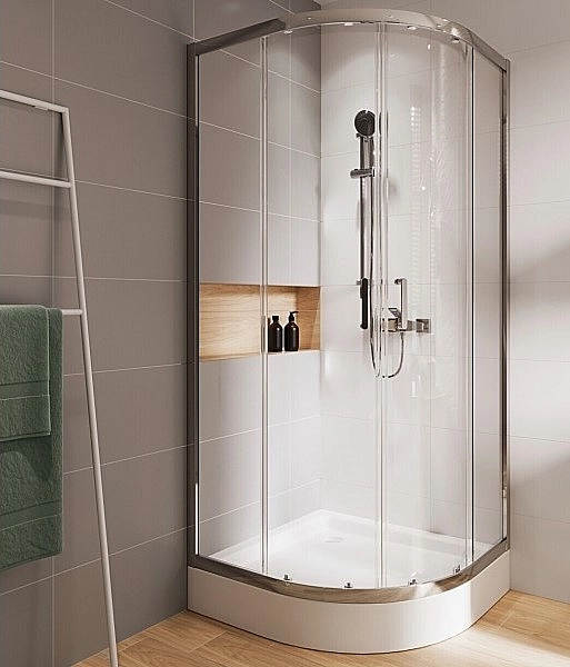 Душова кабіна напівкругла Basic 90х90х185 Cersanit - Фото - 2