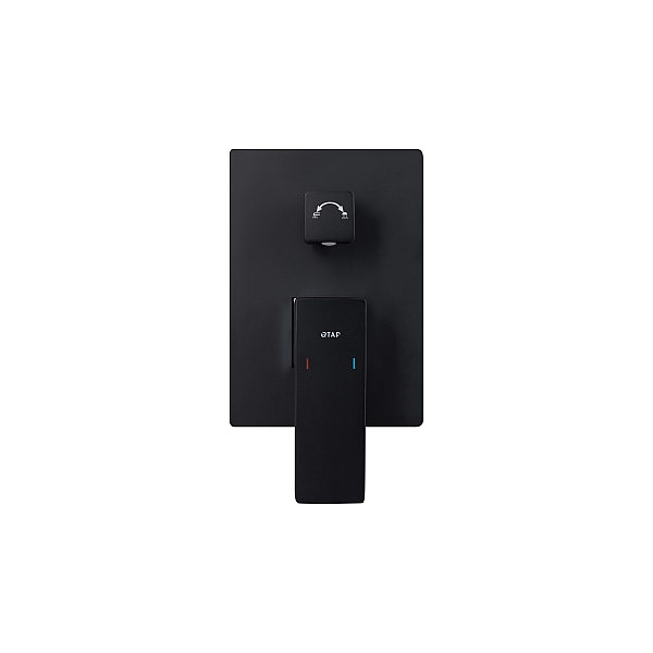 Душова система універсальна Qtap Gemini прихованого монтажу на три споживача QTGEM114BLM45703 Black Matt - Фото - 4