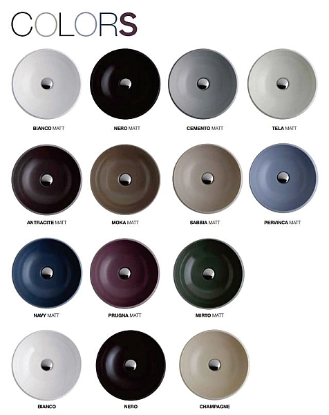 Умивальник 40 FORIU FO03NaM Navy Matte SIMAS - Фото - 2