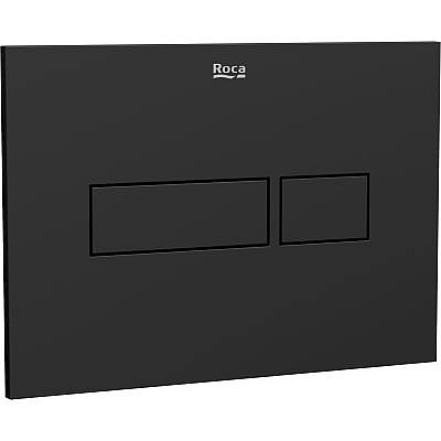 Комплект Інсталяція Duplo Nova WC з кнопкою Duplo Nova Black matt + Унітаз Alegra Rimless з кришкою Roca - Фото - 2