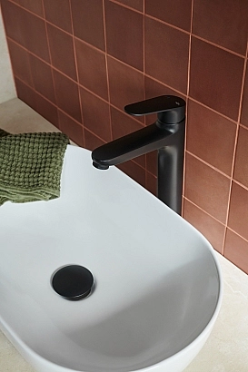 Змішувач для умивальника OTAVA BLACK 5552-712-81 KFA ARMATURA - Фото - 2