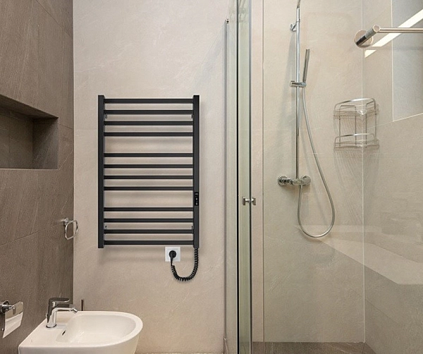 Рушникосушка електрична London чорний 530x770 Hygge Family - Фото - 2