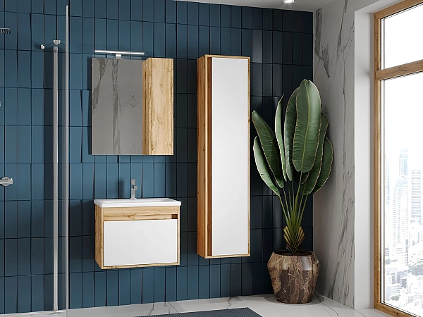 Шафка з умивальником Malta Mlt-65 дуб вотан Juventa - Фото - 2