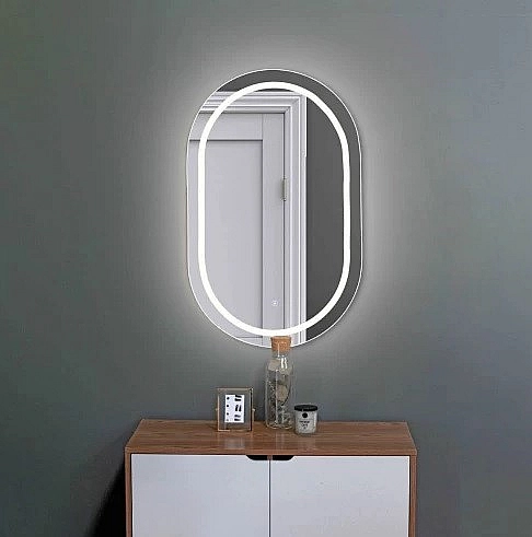 Дзеркало Freedom One LED 600x900 Luxury Wood - Фото - 2