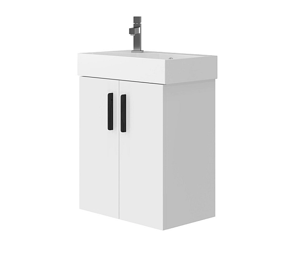 Шафка з умивальником Manhattan Mh-55 чорний Juventa