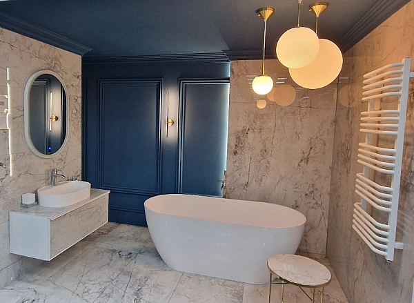 Шафка під умивальник Tile White 1000 Balance Stone Air-Line - Фото - 2