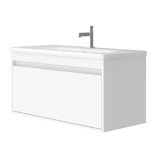 Шафка з умивальником Malta Mlt-100 білий Juventa