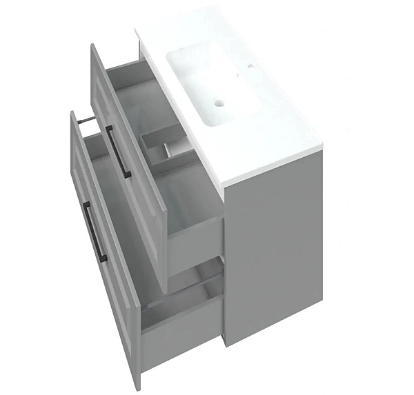 Шафка з умивальником Родео 100 Денвер сірий Mirater - Фото - 2