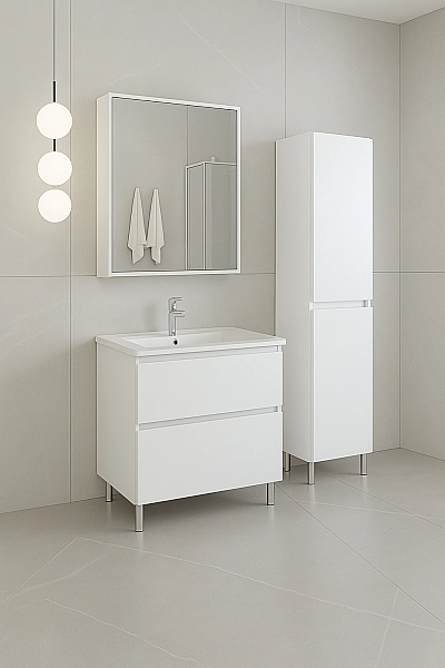 Шафка з умивальником Emily Em-70 чорний Air-Line - Фото - 2