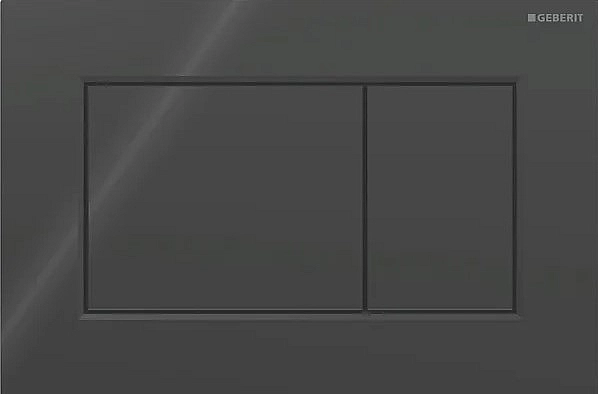 Кнопка зливу Sigma 01 Square 115.660.DW.1 чорний Geberit