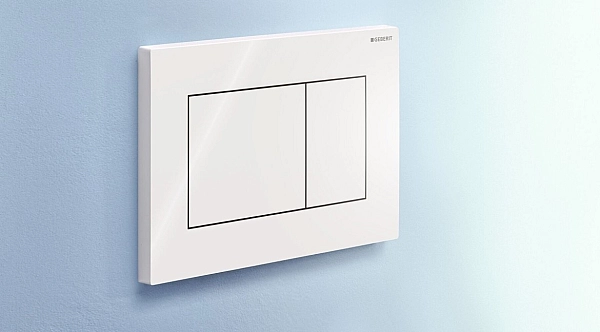 Кнопка зливу Sigma 01 Square 115.660.DW.1 чорний Geberit - Фото - 2