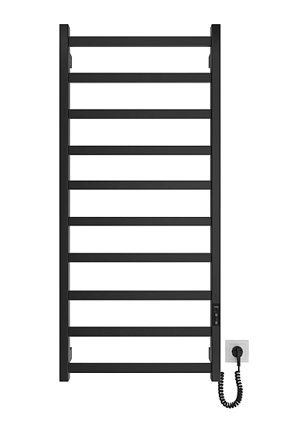 Рушникосушка електрична Emily 530x1170 чорний matt Hygge Family