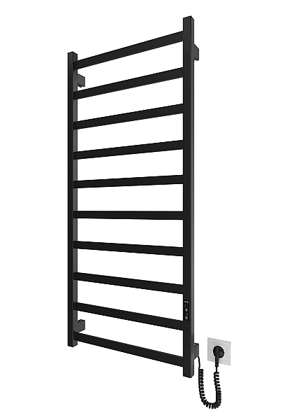 Рушникосушка електрична Emily 530x1170 чорний matt Hygge Family - Фото - 2