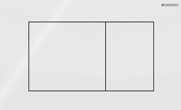 Кнопка зливу Sigma 40 Square 115.629.SI.1 Білий Geberit